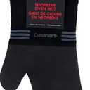 Oven Mitts Pair, Black - Flexible, 100% Cotton with Unique Heat Resistant Food Grade Silicone, Thick Terry Cloth Interior, 500 F Heat Resistant