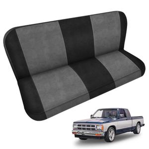 SAPUBK Front Seat Covers Replace for 1998-2003 Chevy S10 60/40 Split Seat with Opening Console and Molded Headrests, Soft Dutch Velvet Composite Foam Lining Breathable Seat Cover Cushion