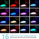 Chunace 3 Pack Toilet Night Lights with Motion Activated Sensor, 16 Colors LED Nightlight Inside Bowl, Cool Stuff for Bathroom Accessories Decor, Unique & Funny Housewarming Gadgets for Men/Kids 2025