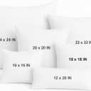 LANE LINEN 20x20 Throw Pillow Insert - Set of 4 White Pillow Inserts for Decorative Pillow Covers, Throw Pillows for Bed, Decorative Pillows for Bed, Couch Pillows, Throw Pillows for Couch