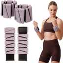 Gaiam Wrist and Ankle Weights, Wearable Bracelet to Strengthen, Tone & Sculpt, Adjustable Ankle Weights for Women & Men for Yoga, Dance, Pilates, Barre, Cardio, Home & Gym Use