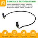 Upgraded W10703867 Dishwasher Heating Element by Techecook Replacement for Whirlpool KitchenAid Kenmore Dishwasher- Replaces W10696509 W10473250 W10195052 W10329322 W10518402 W10687954 Heating Element