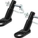 Litoexpe 2 Pack Bicycle Trailer Coupler, Universal Bike Trailer Hitch Connector for Children's and Cargo Trailers, Compatible with Schwinn and Instep