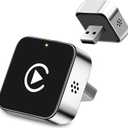 2025 Upgraded Wireless Carplay Adapter, Convert Wired to Wireless for CarPlayAndroid Auto, Car Play Adapter for iPhone Mini Small Size, USB/Type-C Plug and Play with iOS Android 10+