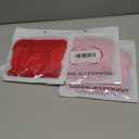 PERAMBRY Women's Lace Stretch Sexy Thong Bikini Panties Bow Tie Breathable Fashionable (Red-0200, X-Large) 3pcs