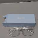 Gaoye Transparent, Clear Blue Light Glasses for Computer & Gaming - Anti UV Ray Lenses, Scratch-Resistant & Comfort Fit (Medium)