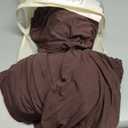 Outpain Brown Spandex Table Clothes for 6 Foot Rectangle Tables-2Pack 6FT Spandex Fitted Table Cover, Wrinkle Free Tablecloths with Skirt for Parties, Wedding, Birthday, Banquet, Festival