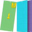 HTVRONT Cutting Mat, 3 Pack Cutting Mat 12x24(Standard, Light, StrongGrip) Compatible with Cricut Maker 3/Maker 4/Maker/Explore 3/4/Air 2/One, Variety Adhesive Sticky Cutting Mats Accessories