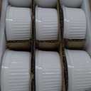 Mfacoy Ramekins with Lids Set of 6, 8 oz Porcelain Creme Brulee Souffle Ramekins with Covers, White Pudding Custard Cups Ramiken for Baking, Small Bowls for Sauces Dessert, Dishwasher and Oven Safe
