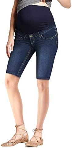 Hybrid & Company Women Super Comfy Stretch Maternity Bermuda Short, 1X