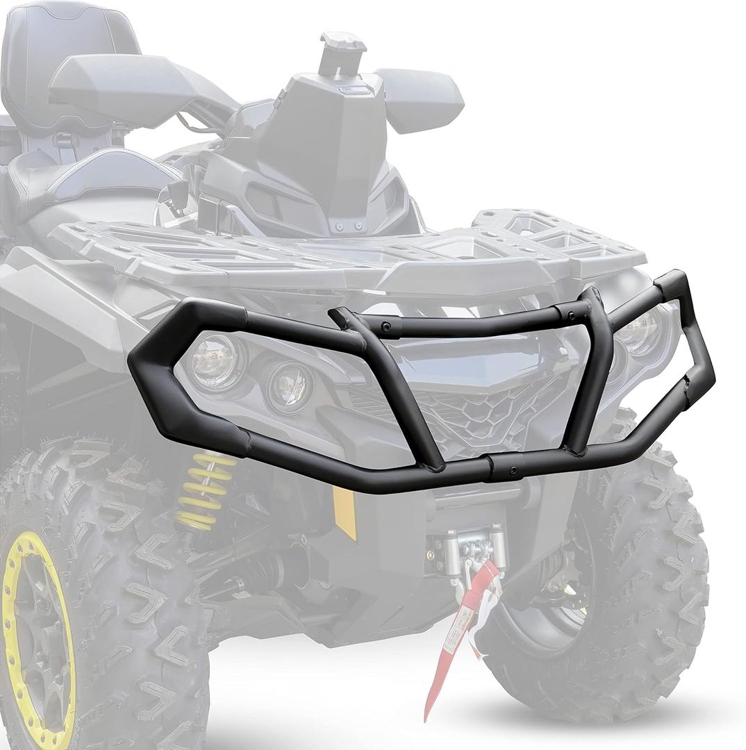 XT Front Bumper Guards for Outlander G2, Combined Heavy-Duty Steel Tube Front Bumper Bar Protector for Can Am Outlander 450 500 570 650 800 850 1000 MAX 2012-2025 Accessories
