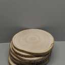 10 Pcs Natural Paulownia Wood Slices 8-9 Inches,Wood Slices for Centerpieces Table Decorations,Unfinished Rounds for Crafts, for Rustic Wedding Decoration Projects