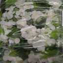 Wisteria Artificial Flowers Garland, 4Pcs Total 28.8ft Silk Faux Wisteria Vine Kit, Hanging Flower Plant for House Outdoor Garden Ceremony Outside Wedding Arch Floral Decor (4, White)