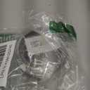 2 PCS Flange Donut Gaskets, Anti-leak Construction Donut Sealing Gaskets, 2.56 Inches Pipe Manifold Muffler Rings, Universal for Cars, Trucks, SUVs, Sedans (Silver)