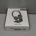 (Upgraded Version) Wireless Headset, Bluetooth Headset with Noise Cancelling Microphone, Best Headphones with Mic Mute & USB Dongle for PC/Computer/Laptop/Cell Phones/Remote Work/Call Center (Black)