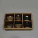 6 Pack 2oz Ceramic Tea Sake Cups, Handcrafted Chinese Kungfu Tea Cup, Japanese Sake Cup Set, Small Tea Cup for Soju Shot, Matcha, Saki, Asian Tea Accessories, 6 Colors