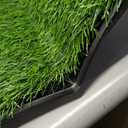 Grass Puppy Pee Pad for Dogs and Small Pets - Reusable 4-Layer Training Potty Pad with Tray - Dog House and Pet Supplies