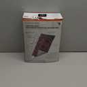 Calming Heat Massaging Weighted Heating Pad by Sharper Image- Weighted Electric Heating Pad with Massaging Vibrations, 9 Settings- 3 Heat, 6 Massage- 18 Relaxing Combinations, 12 x 24, 4 lbs