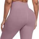 ATHVOTAR Workout Gym Leggings Women, High Waisted Seamless Butt Lifting Scrunch Butt Sports Leggings (M)