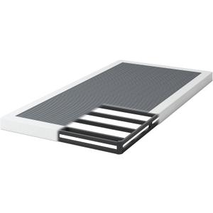 Twin XL Box Spring 3 Inch Low Profile Heavy Duty Metal Mattress Foundation with Fabric Cover,Easy Assembly,Non-Slip & Noise-Free