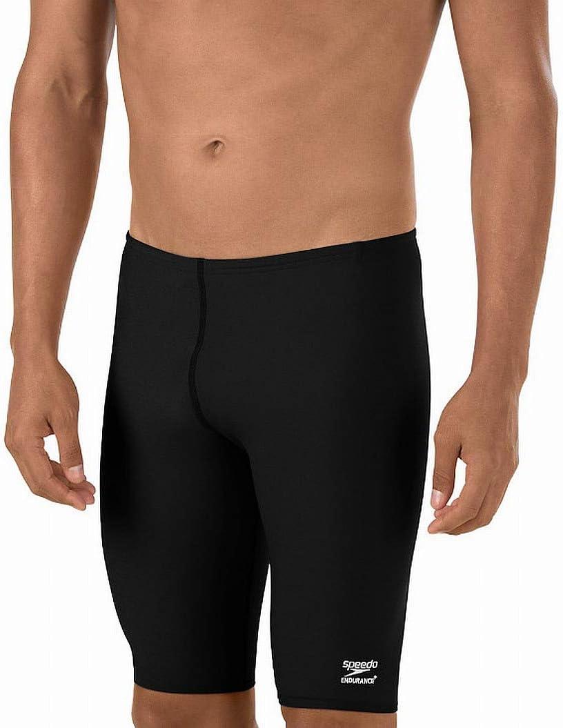 Speedo Solid Jammer Endurance+ Swimming Trunks - Men's (Black) 32