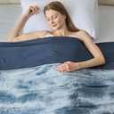 Cooling Blanket for Hot Sleepers Throw Size 50"x70", Summer Ice Cold Blanket Absorbs Heat to Keep Body Cool for Night Sweats, Lightweight Breathable Cold Blankets for Sleeping Bed & Sofa (Dark Gray)