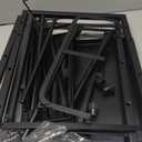 DOLALIKE Microwave Oven Rack, Expandable Microwave Stand Countertop Kitchen Utensils Tableware Storage, Carbon Steel Over Microwave Shelf Countertop with 6 Hooks