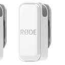 RDE Wireless Micro - Compact Wireless Microphone, Two Mics with Charge Case for Smartphone Content Creation - USB-C, White