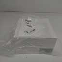 3Pcs Buffet Risers Acrylic Food Risers Cubic Food Display Risers Reusable Buffet Display Risers Stackable Buffet Display Box Smooth Cube Display Risers for Cupcake Candy Dessert US(3,white)