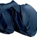 Cooling Pillowcases Navy Blue Queen Pillow Cases Pillowcases Set of 2 Breathable Cool Silky Soft Moisture Wicking for Hot Sleepers, Hair and Skin Friendly, 2 Pack, 20x30 inches