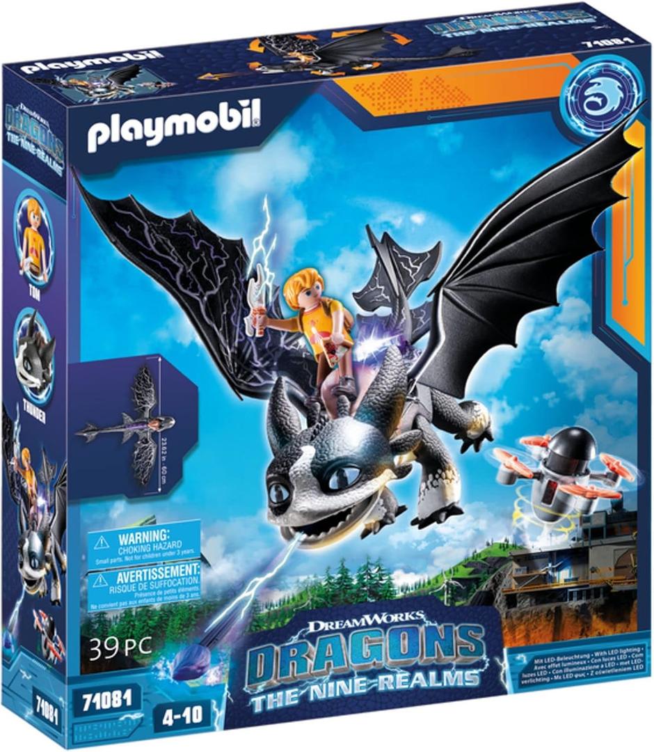 Playmobil Dragons Nine Realms: Thunder & Tom