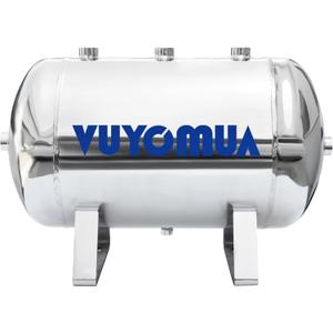 304 Stainless Steel High Pressure Mini Small Portable Air Tank Air Reservoir Water Storage Tank (30L-SG)