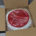 Christmas Tree Topper Hat Large Red Velvet Hat with Black Band Santa Tree Top Topper Decorations Old World Desktop Ornaments for Home Xmas Holiday Winter Decor