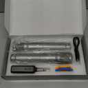 Wireless Microphone, Dual Handheld Dynamic Mic with Rechargeable Receiver, 40H Duration, 200ft Range, Plug and Play, Karaoke Microphone for Singing, Karaoke, Meeting, Church, Wedding (Silver)