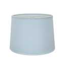 Aspen Creative 32311 Transitional Hardback Empire Shaped Spider Construction Lamp Shade in Light Blue, 14" wide (12" x 14" x 10")