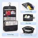 10 Set Compression Packing Cubes for Travel Essentials,Compressible Expandable Packing Cubes for Suitcase,OlarHike Luggage Organizer Bags for Travel,Handy Helper for Organizing Clothes(Black)