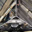 A-KARCK 4" Inlet Exhaust Resonator, 4" Inlet 4" Outlet 30" Overall Length Muffler Resonator Stainless Steel