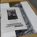 CUSIMAX Expresso Coffee Maker with Milk Frother,Cappuccino Machine Makes Espresso,Cappuccino,and Lattes with One-Touch Ease,and the Manual Mode Makes Creative Coffees with Cleaning Function (Glossy Black)