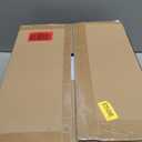 48 Inch Low Profile Ceiling Fan without Lights, Brown Farmhouse Ceiling Fan no Light, 6-Speeds, Quiet Reversible DC Motor, Indoor/Outdoor Ceiling Fans with Remote for Patio, Living Room, Bedroom