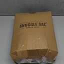 Snuggle Sac Orange Fall Throw Blanket for Couch, Oversized Throw XL Super Soft Warm Blankets Cozy Knit Fuzzy Throws for Sofa, Bed, Living Room, Heather Orange, 50x70 inches