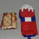 Sliding Mitt,Baseball Softball Sliding Glove for Kid Youth Adult - Flexible,Breathable,Durable,Easy to Wear,Ambidextrous (Right Hand, Red Blue)