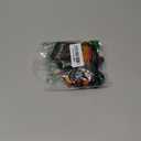 Jurassic Park Logo Lanyard Keychain ID Holder Logo Rubber Charm and Sticker