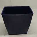 iDesign Small Bathroom Trash Can, Ideal for Primary and Guest Bathroom or Office, Blue, Made in USA (Navy)