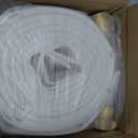 Fire Hose,1-1/2" ID X 50 FT, Single Jacket TPU, 450 PSI Burst Pressure, Industrial Fire Hose with NST/NH Brass Couplings for Indoor Use