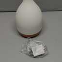 InnoGear Oil Diffuser, 300ML Ceramic Diffuser for Essential Oils Handcrafted Aromatherapy Diffuser Ultrasonic Cool Mist Humidifier with 4 Timers Waterless Auto Off for Room Office, White (Large)