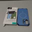 ESR for iPhone 16 Plus Case with Stash Stand, Camera Control, 23FT Military-Grade Shock-Absorbing Drop Protection, Compatible with MagSafe Accessories, Magnetic Cyber Series, Light Blue