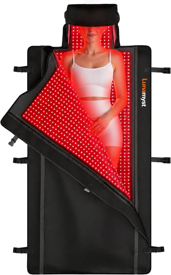 Red Light Therapy Mat Full Body 87.4" x 33", 2874 LEDs, 660/850nm