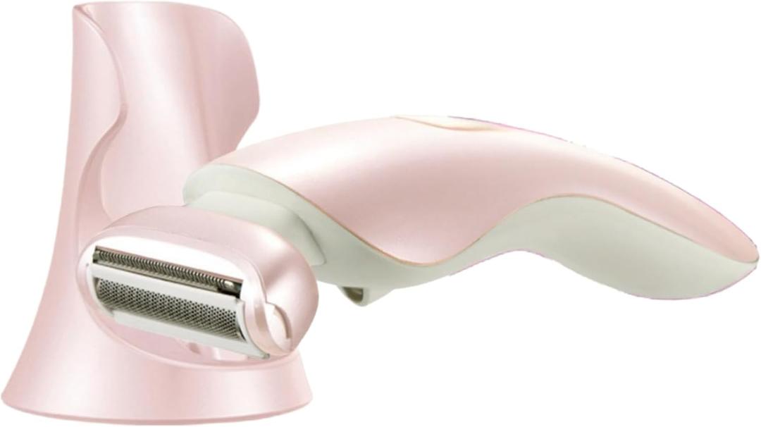 Electric Razor - Shaver - Trimmer for Women: 3 in 1 Painless Body Razors and Facial Hair Remover - Rechargeable Hair Removal Kit for Face Body Leg Bikini Underarm Arm (Pink)