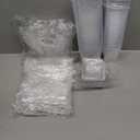 JOLLY CHEF 100 Pack 5 oz Plastic Dessert Cups with Lids and Spoons, Clear Appetizer Cups for Parties, Disposable Square Dessert Shooter for Pudding Fruit Ice Cream