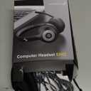 Wireless Headset with Mic for Work, Bluetooth V5.2 Headphones with AI Noise Cancelling Microphone, USB Dongle, Clear Calls & Mic Mute, for Laptop, PC, iPhone & Android Phones (Black)